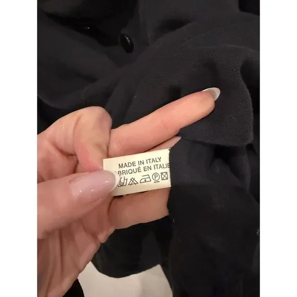See By Chloe Vintage Black Billow Shirt Dress Sz 38 But Good For US 4-8 - Picture 12 of 15